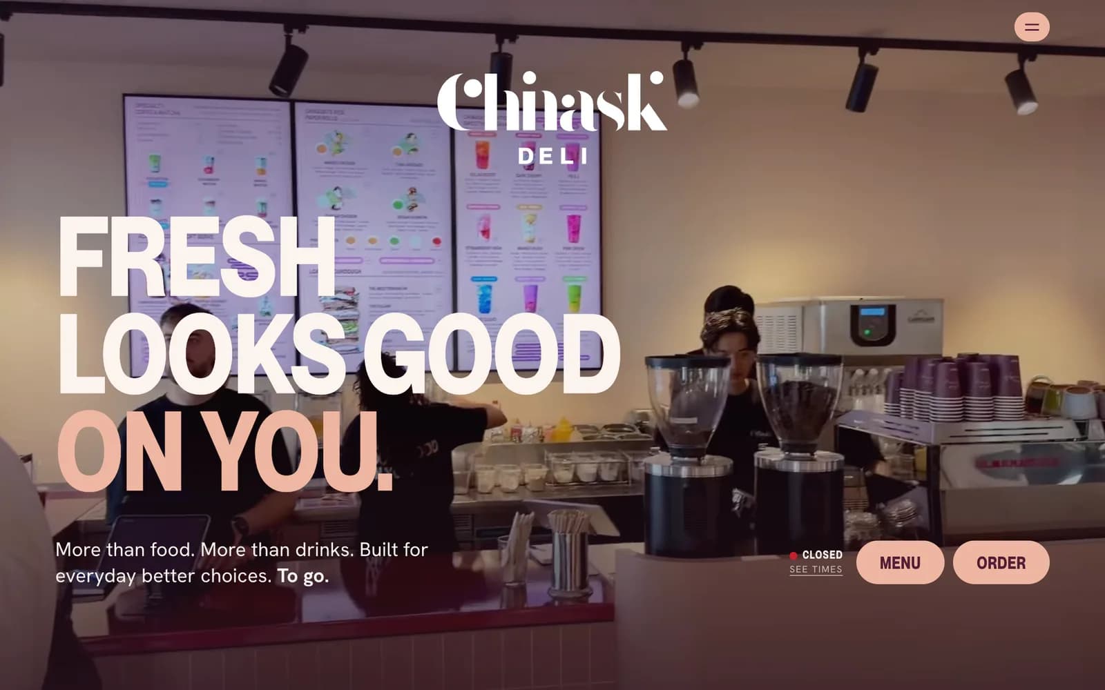 Projektansicht für Chinaski Deli